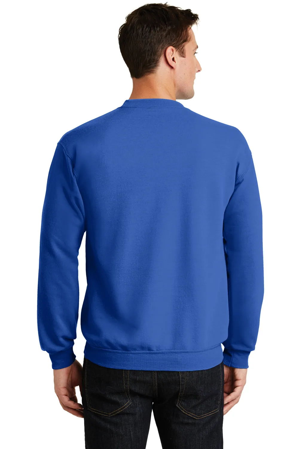 Port & Company Mens Core Pill Resistant Fleece Crewneck Sweatshirt - Royal Blue  Buy the latest Clothing Port-Company