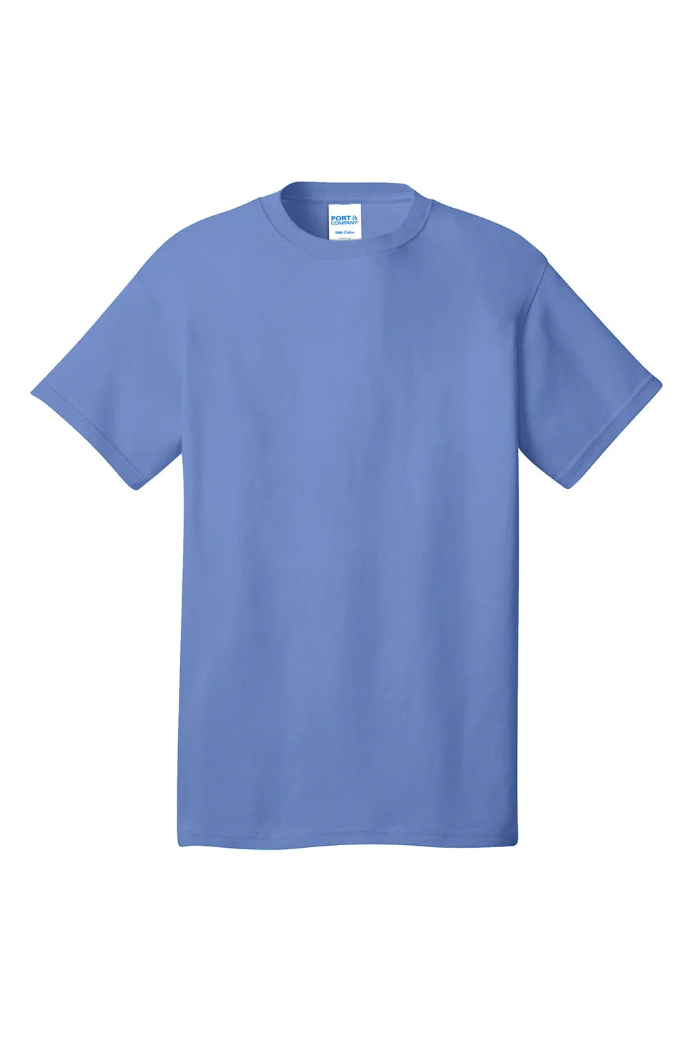 Port & Company Mens Core Short Sleeve Crewneck T-Shirt - Carolina Blue  Buy the latest Clothing Port-Company