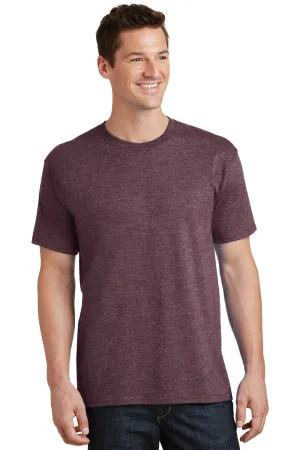 Port & Company Mens Core Short Sleeve Crewneck T-Shirt - Heather Athletic Maroon  Buy the latest Clothing Port-Company
