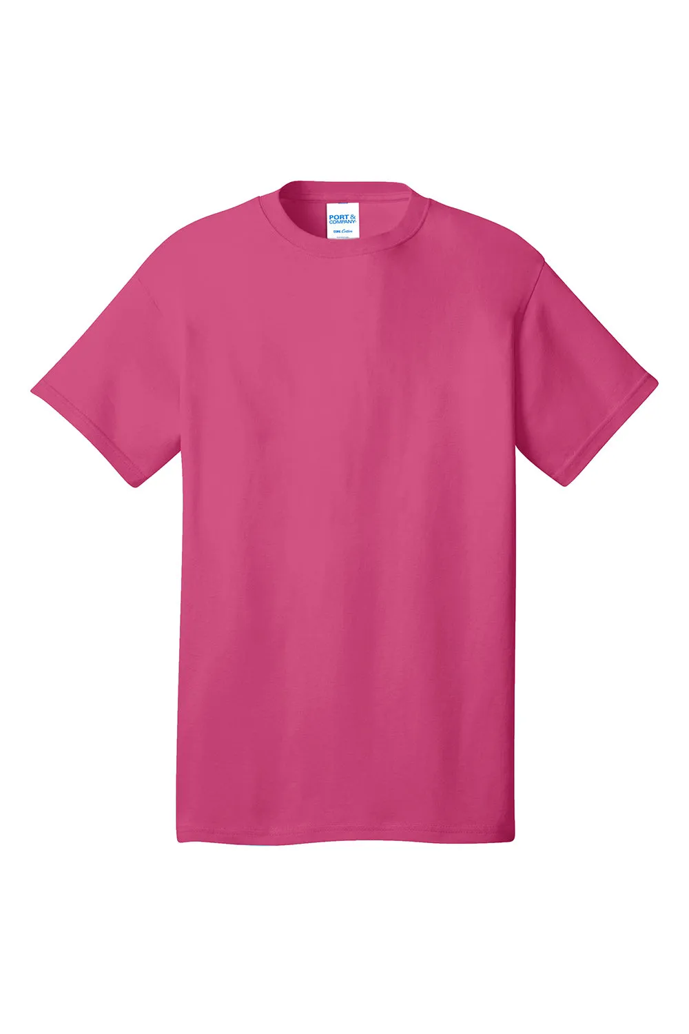 Port & Company Mens Core Short Sleeve Crewneck T-Shirt - Sangria Pink  Buy the latest Clothing Port-Company