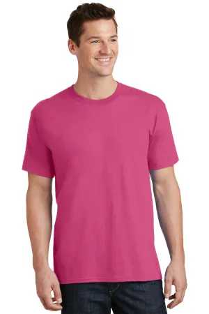 Port & Company Mens Core Short Sleeve Crewneck T-Shirt - Sangria Pink  Buy the latest Clothing Port-Company