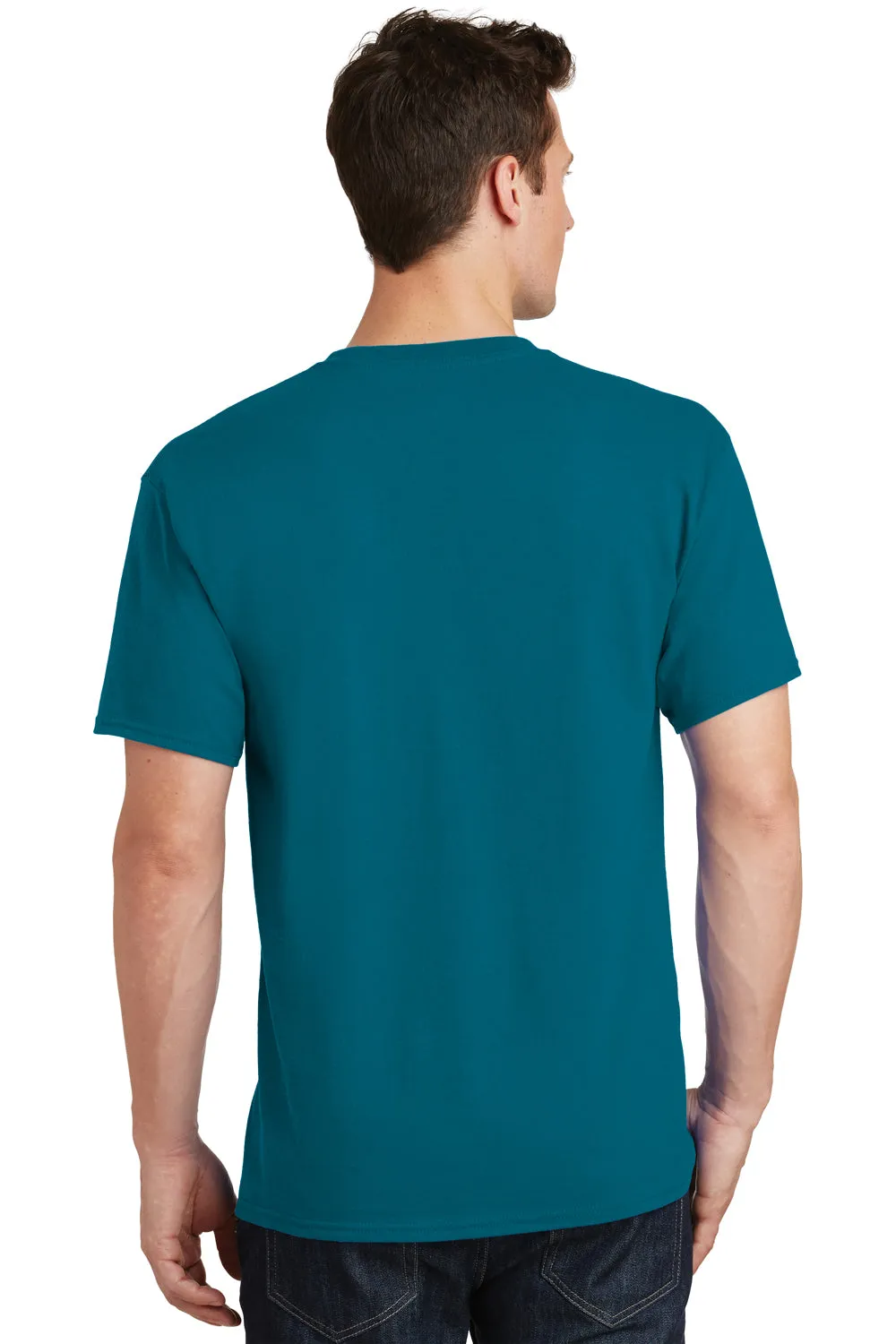 Port & Company Mens Core Short Sleeve Crewneck T-Shirt - Teal Green  Buy the latest Clothing Port-Company