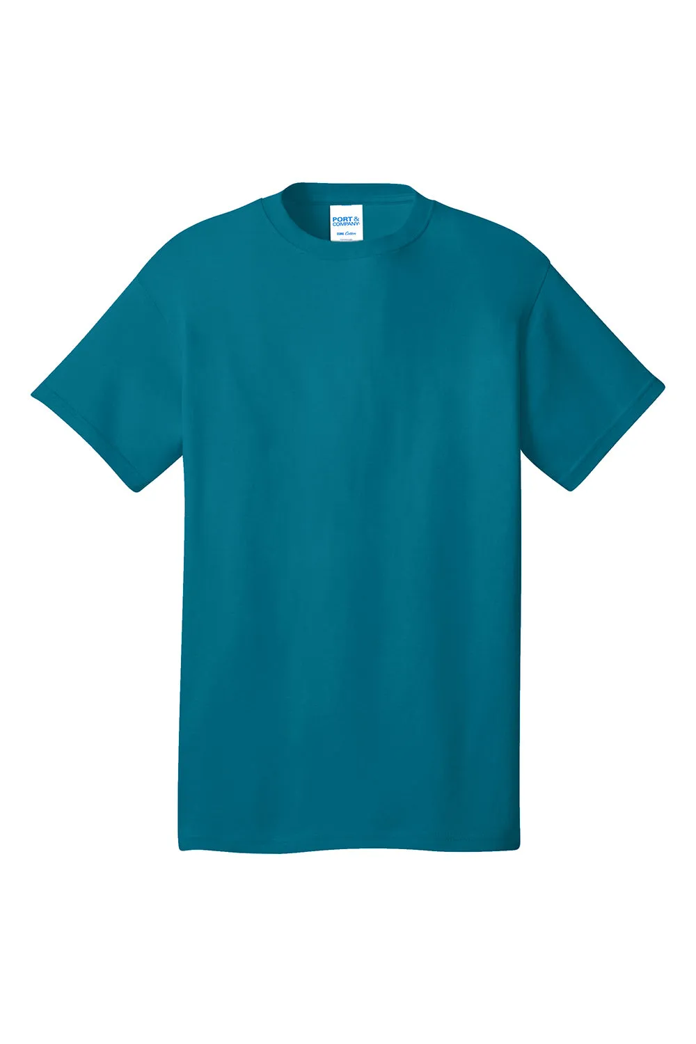 Port & Company Mens Core Short Sleeve Crewneck T-Shirt - Teal Green  Buy the latest Clothing Port-Company