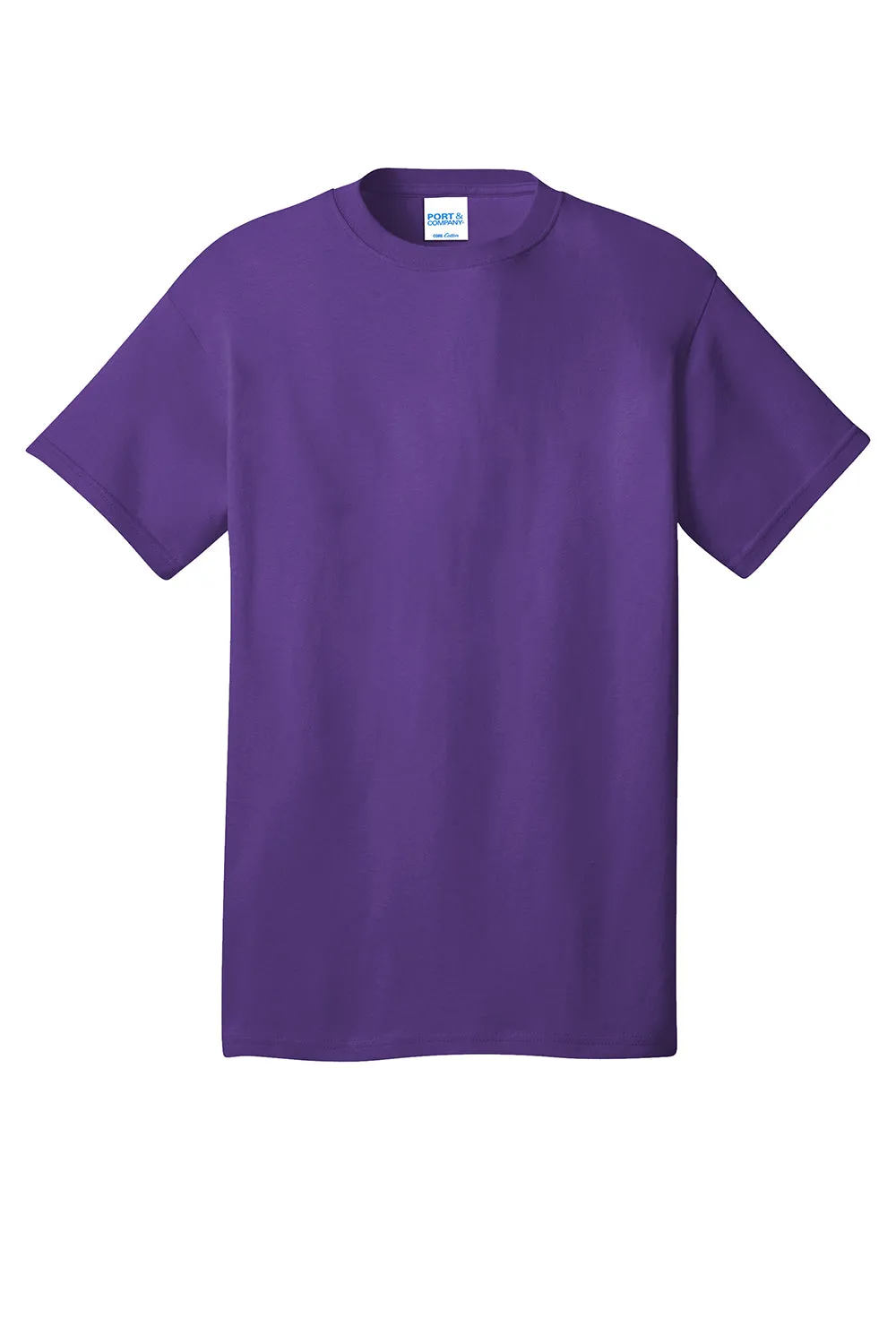 Port & Company Mens Core Short Sleeve Crewneck T-Shirt - Team Purple  Buy the latest Clothing Port-Company