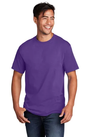 Port & Company Mens Core Short Sleeve Crewneck T-Shirt - Team Purple  Buy the latest Clothing Port-Company