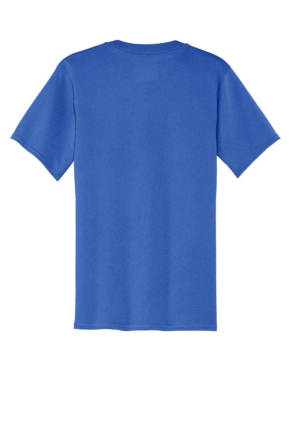 Port & Company Mens Core Short Sleeve Crewneck T-Shirt w/ Pocket - Royal Blue  Buy the latest Clothing Port-Company