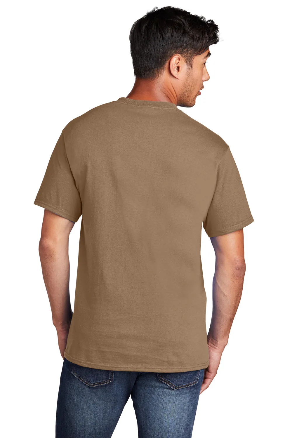 Port & Company Mens Core Short Sleeve Crewneck T-Shirt - Woodland Brown  Buy the latest Clothing Port-Company
