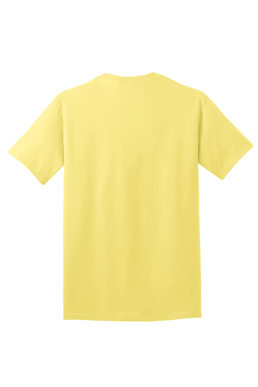 Port & Company Mens Core Short Sleeve Crewneck T-Shirt - Yellow  Buy the latest Clothing Port-Company