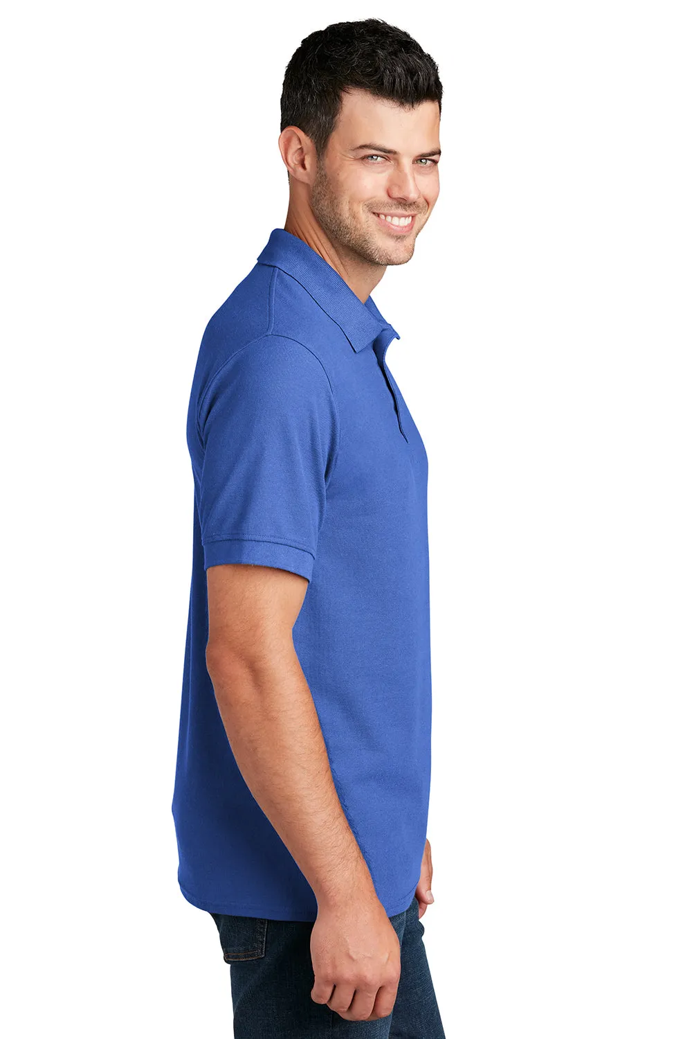 Port & Company Mens Core Stain Resistant Short Sleeve Polo Shirt - Royal Blue  Buy the latest Clothing Port-Company