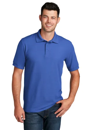 Port & Company Mens Core Stain Resistant Short Sleeve Polo Shirt - Royal Blue  Buy the latest Clothing Port-Company