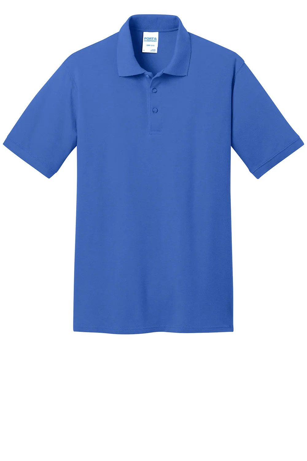 Port & Company Mens Core Stain Resistant Short Sleeve Polo Shirt - Royal Blue  Buy the latest Clothing Port-Company