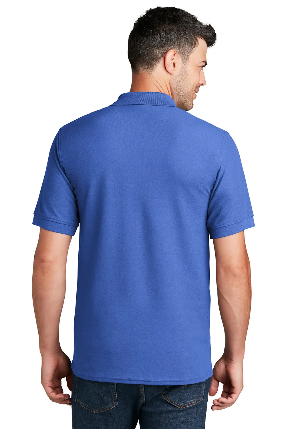 Port & Company Mens Core Stain Resistant Short Sleeve Polo Shirt - Royal Blue  Buy the latest Clothing Port-Company