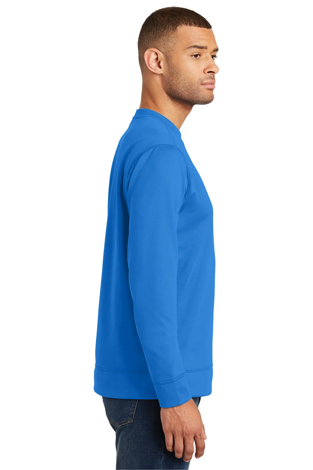 Port & Company Mens Dry Zone Performance Moisture Wicking Fleece Crewneck Sweatshirt - Royal Blue - Closeout  Buy the latest Clothing Port-Company