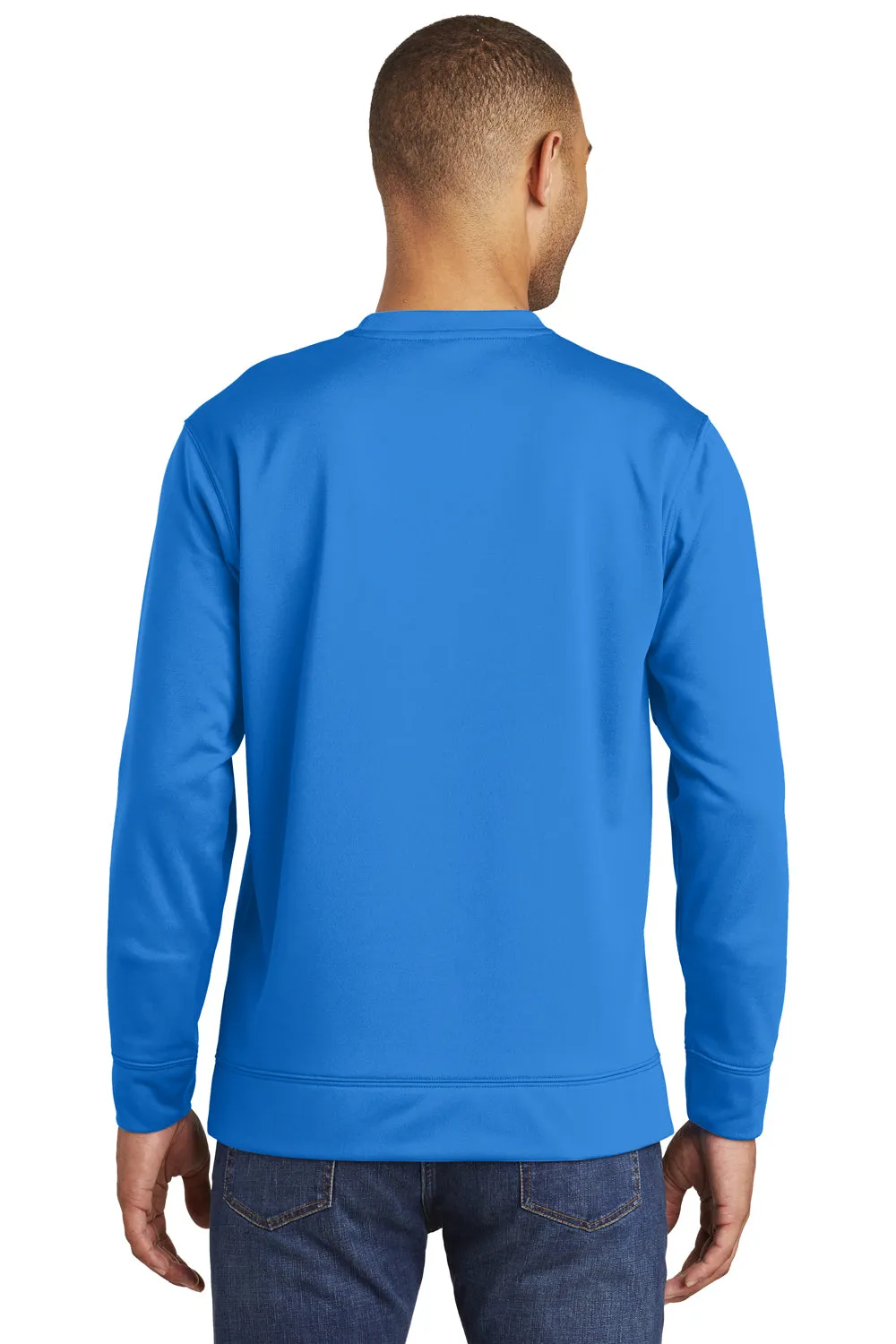Port & Company Mens Dry Zone Performance Moisture Wicking Fleece Crewneck Sweatshirt - Royal Blue - Closeout  Buy the latest Clothing Port-Company