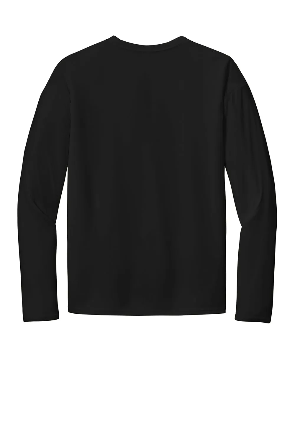 Port & Company Mens Dry Zone Performance Moisture Wicking Long Sleeve Crewneck T-Shirt - Jet Black  Buy the latest Clothing Port-Company