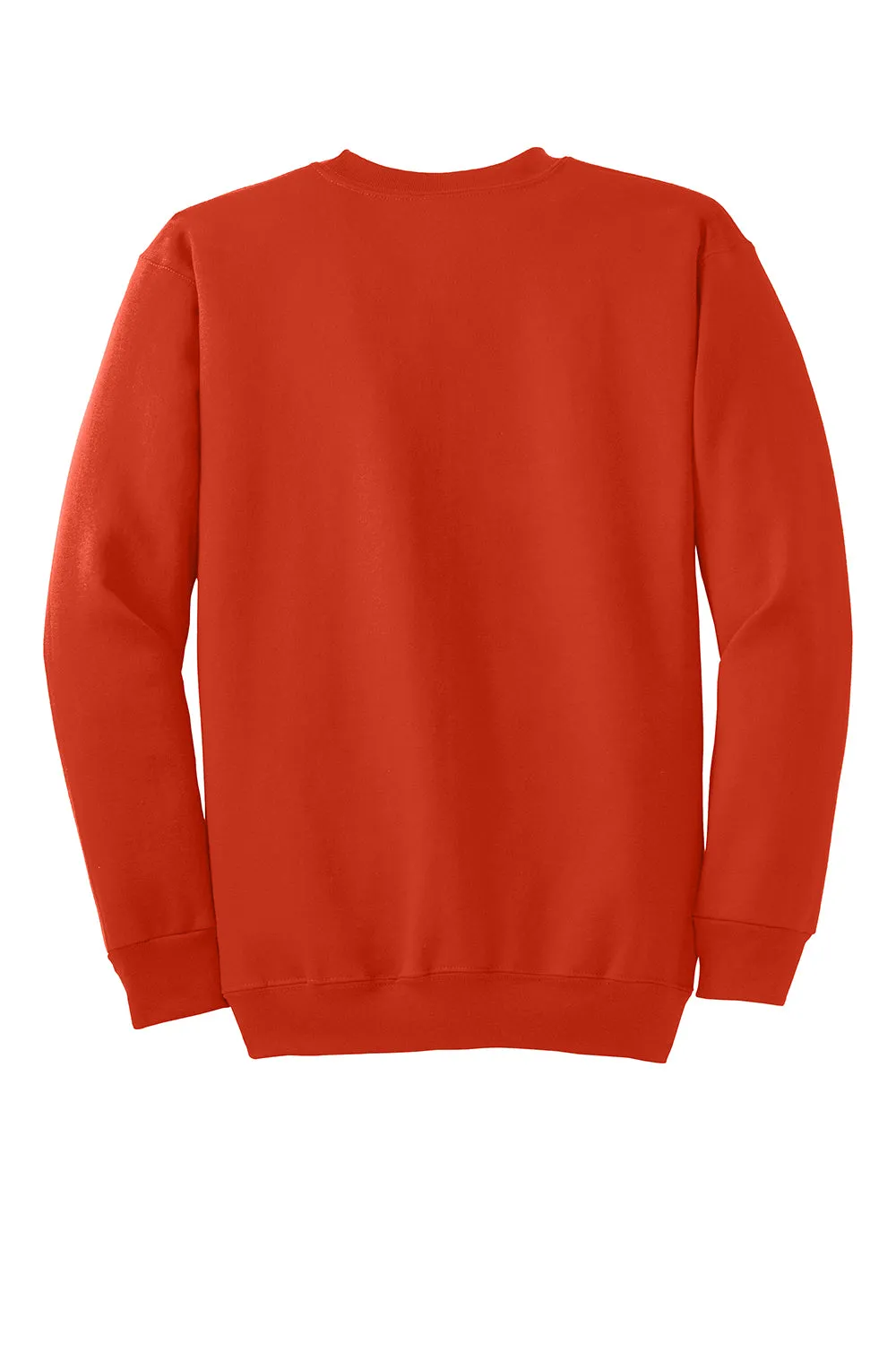 Port & Company Mens Essential Pill Resistant Fleece Crewneck Sweatshirt - Orange  Buy the latest Clothing Port-Company