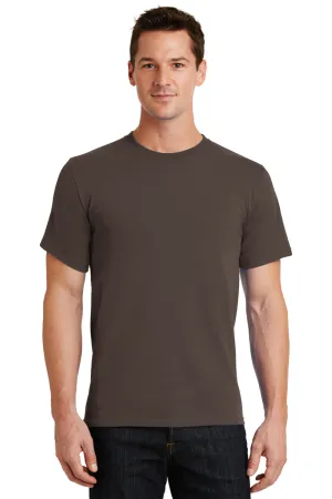 Port & Company Mens Essential Short Sleeve Crewneck T-Shirt - Brown  Buy the latest Clothing Port-Company