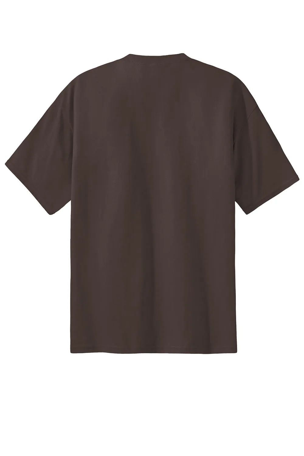 Port & Company Mens Essential Short Sleeve Crewneck T-Shirt - Brown  Buy the latest Clothing Port-Company