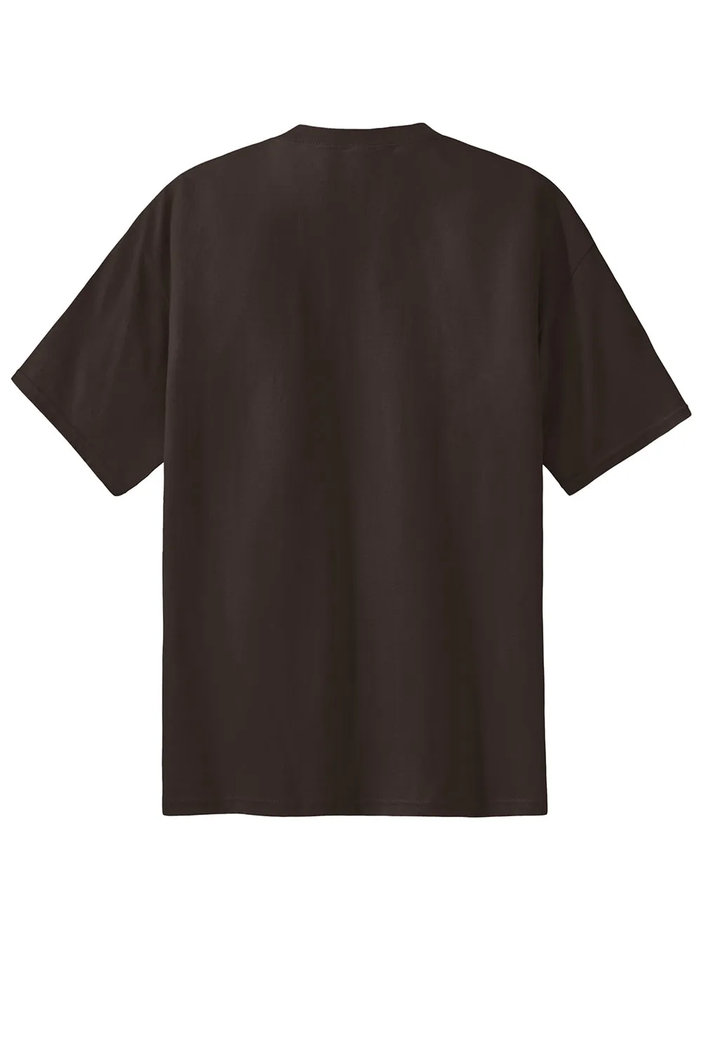 Port & Company Mens Essential Short Sleeve Crewneck T-Shirt - Dark Chocolate Brown  Buy the latest Clothing Port-Company