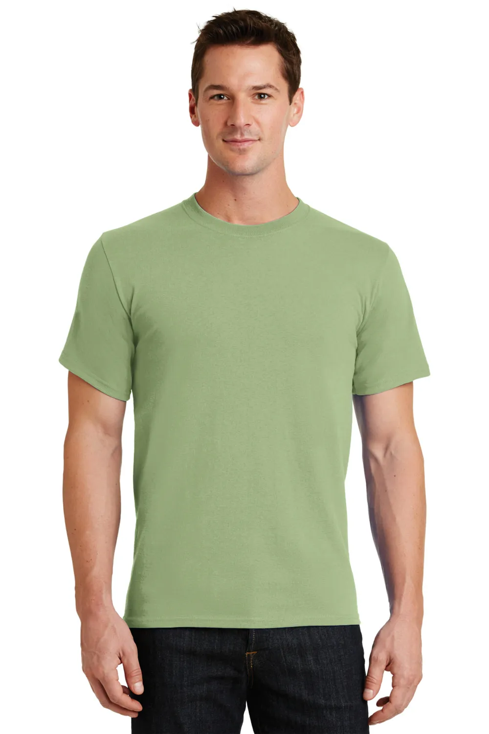 Port & Company Mens Essential Short Sleeve Crewneck T-Shirt - Pistachio Green  Buy the latest Clothing Port-Company