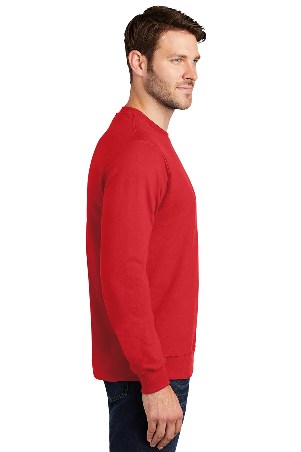 Port & Company Mens Fan Favorite Fleece Crewneck Sweatshirt - Bright Red  Buy the latest Clothing Port-Company