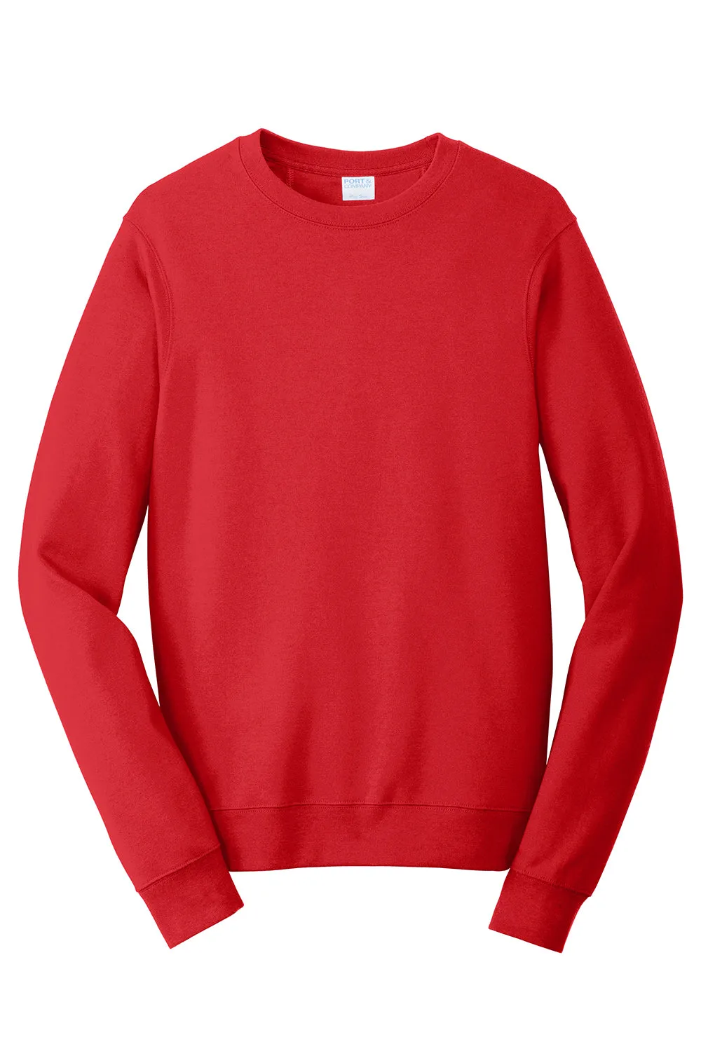 Port & Company Mens Fan Favorite Fleece Crewneck Sweatshirt - Bright Red  Buy the latest Clothing Port-Company