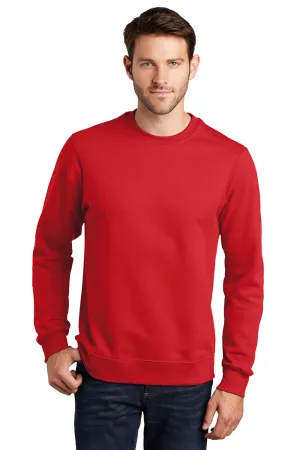 Port & Company Mens Fan Favorite Fleece Crewneck Sweatshirt - Bright Red  Buy the latest Clothing Port-Company