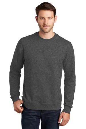 Port & Company Mens Fan Favorite Fleece Crewneck Sweatshirt - Heather Dark Grey  Buy the latest Clothing Port-Company