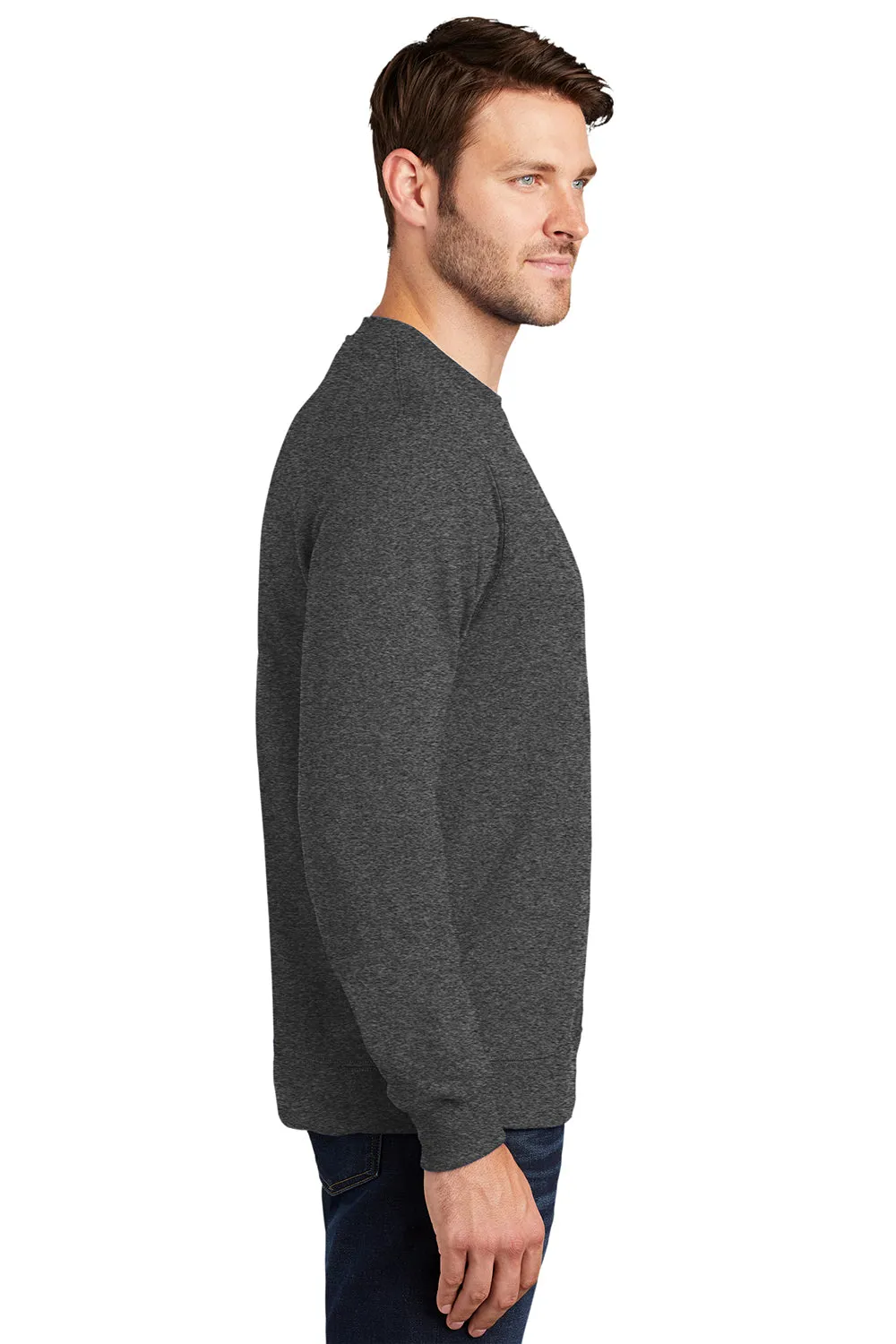 Port & Company Mens Fan Favorite Fleece Crewneck Sweatshirt - Heather Dark Grey  Buy the latest Clothing Port-Company