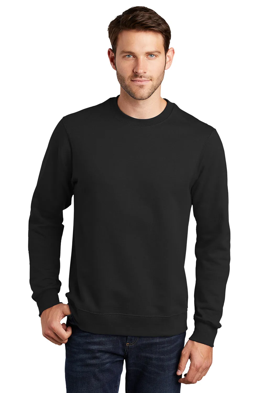Port & Company Mens Fan Favorite Fleece Crewneck Sweatshirt - Jet Black  Buy the latest Clothing Port-Company