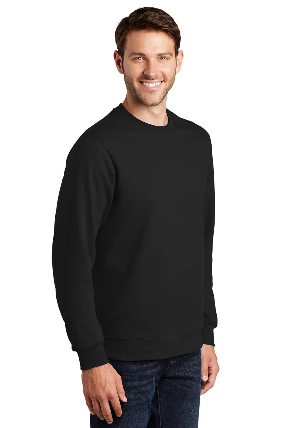 Port & Company Mens Fan Favorite Fleece Crewneck Sweatshirt - Jet Black  Buy the latest Clothing Port-Company