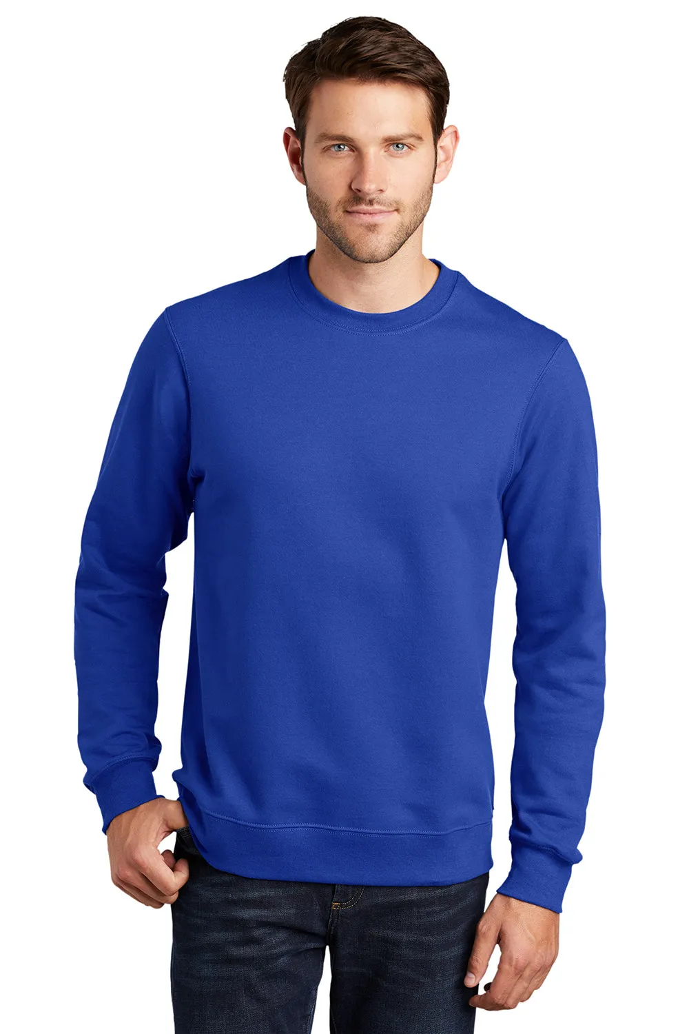Port & Company Mens Fan Favorite Fleece Crewneck Sweatshirt - True Royal Blue  Buy the latest Clothing Port-Company