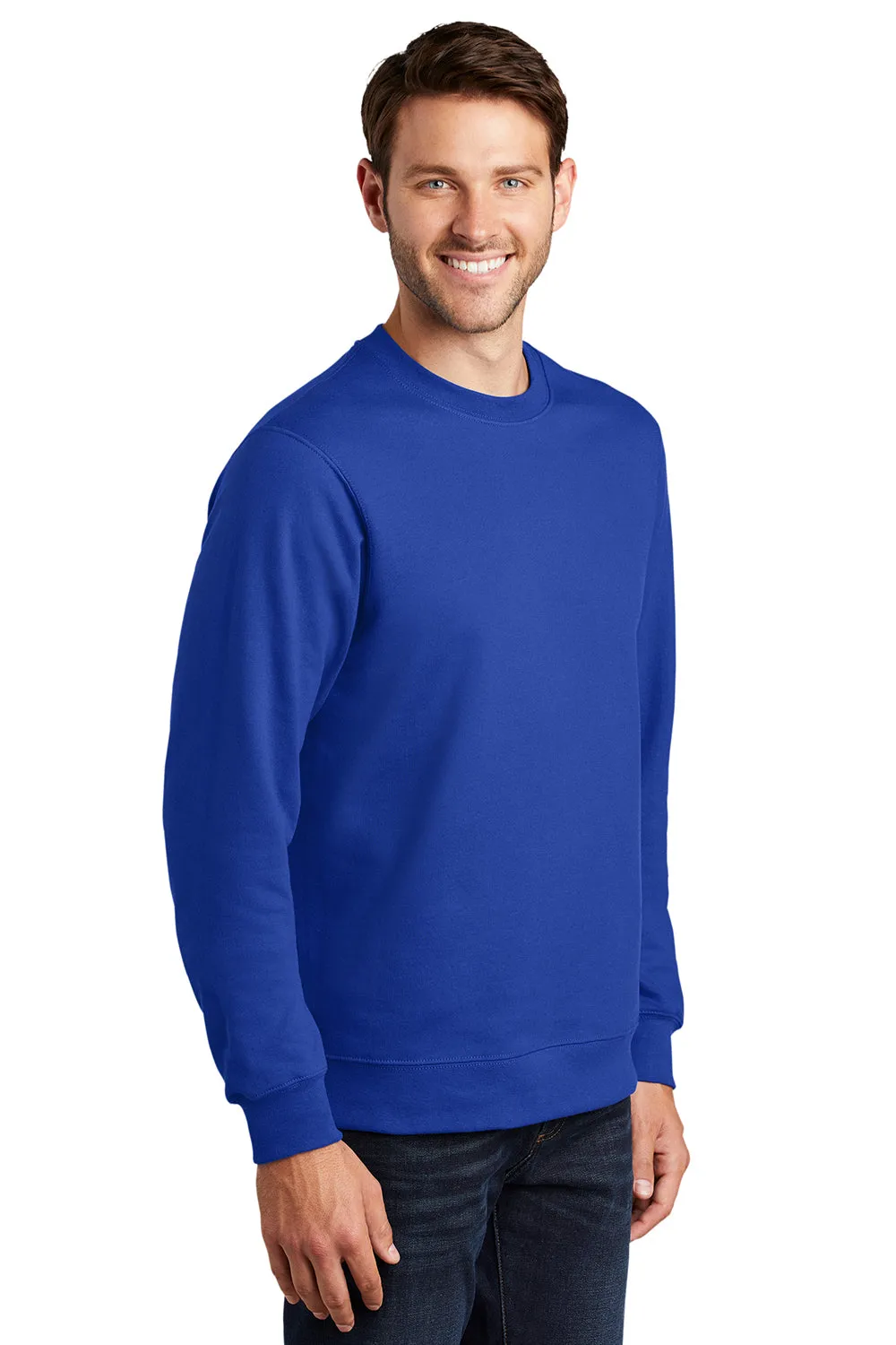 Port & Company Mens Fan Favorite Fleece Crewneck Sweatshirt - True Royal Blue  Buy the latest Clothing Port-Company