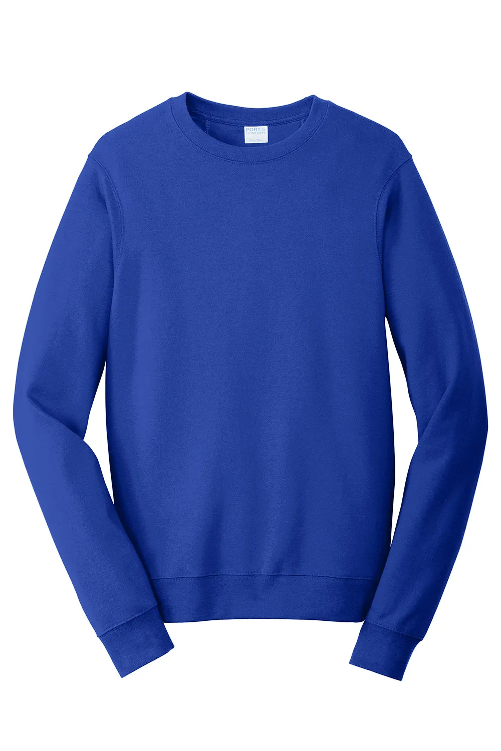 Port & Company Mens Fan Favorite Fleece Crewneck Sweatshirt - True Royal Blue  Buy the latest Clothing Port-Company