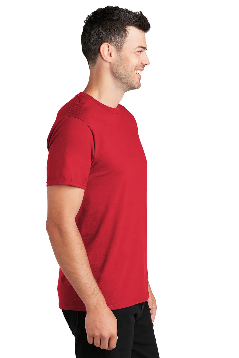Port & Company Mens Fan Favorite Short Sleeve Crewneck T-Shirt - Athletic Red  Buy the latest Clothing Port-Company