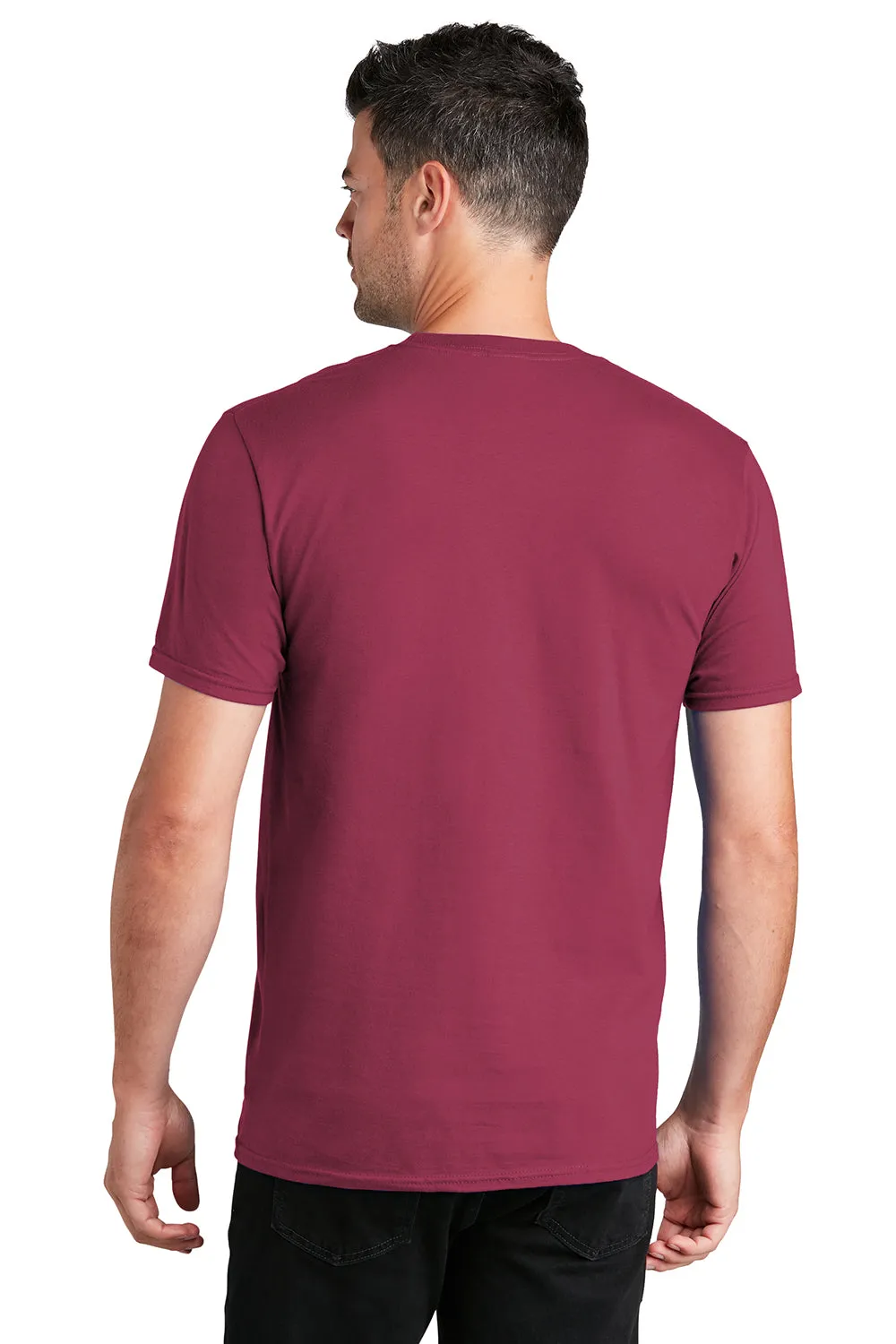 Port & Company Mens Fan Favorite Short Sleeve Crewneck T-Shirt - Garnet Red  Buy the latest Clothing Port-Company