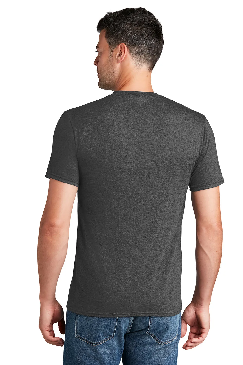 Port & Company Mens Fan Favorite Short Sleeve Crewneck T-Shirt - Heather Dark Grey  Buy the latest Clothing Port-Company