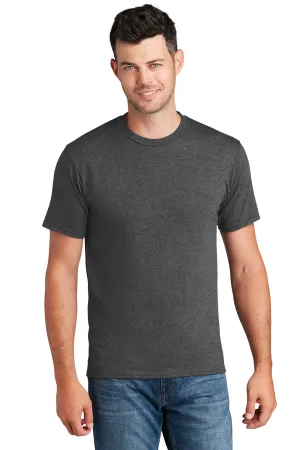 Port & Company Mens Fan Favorite Short Sleeve Crewneck T-Shirt - Heather Dark Grey  Buy the latest Clothing Port-Company