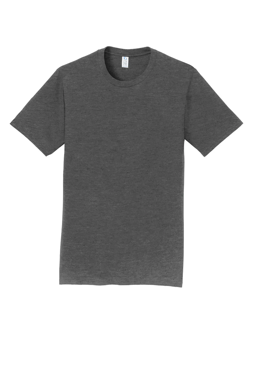 Port & Company Mens Fan Favorite Short Sleeve Crewneck T-Shirt - Heather Dark Grey  Buy the latest Clothing Port-Company