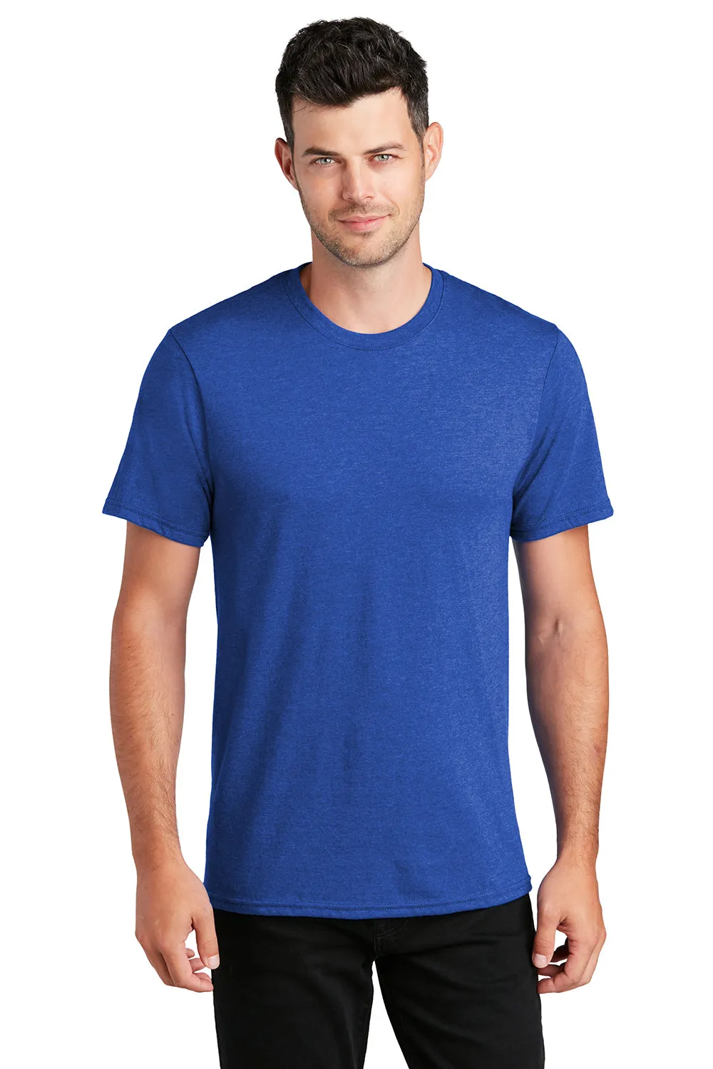 Port & Company Mens Fan Favorite Short Sleeve Crewneck T-Shirt - Heather True Royal Blue  Buy the latest Clothing Port-Company