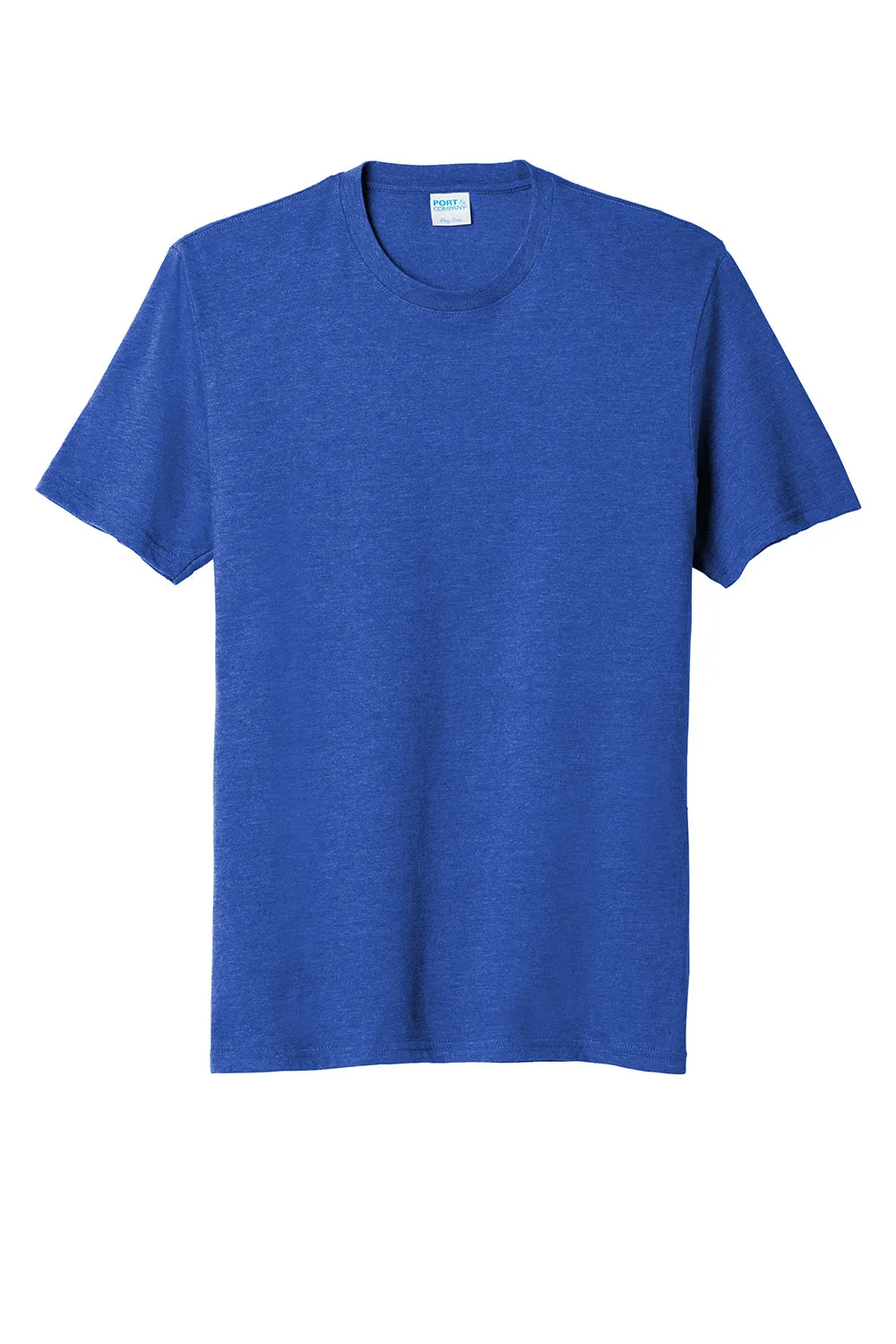 Port & Company Mens Fan Favorite Short Sleeve Crewneck T-Shirt - Heather True Royal Blue  Buy the latest Clothing Port-Company