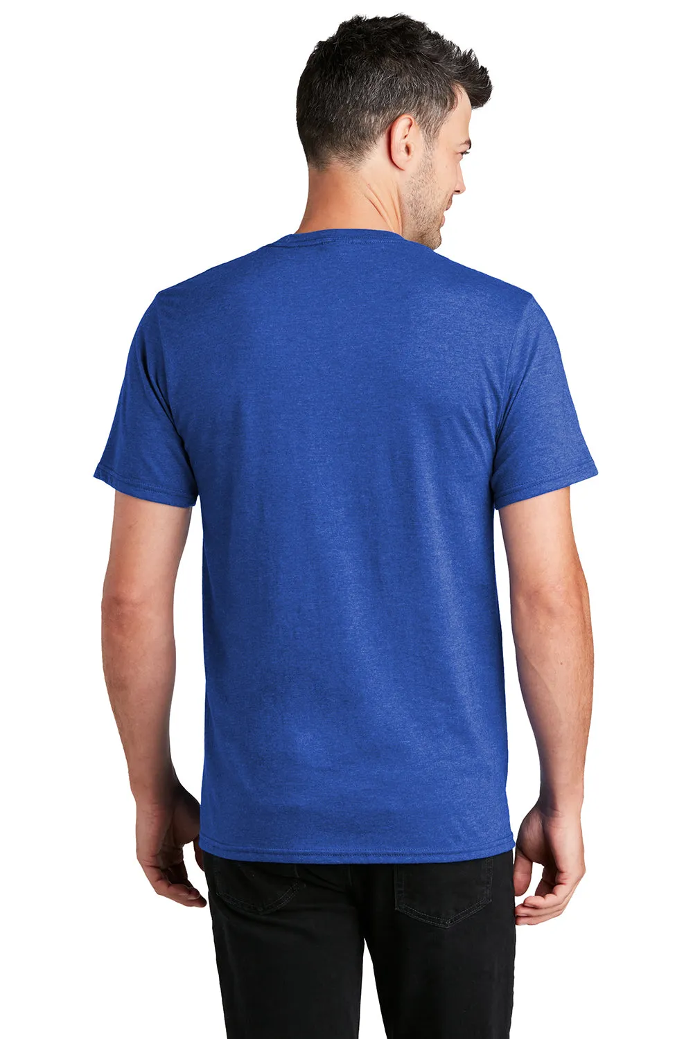 Port & Company Mens Fan Favorite Short Sleeve Crewneck T-Shirt - Heather True Royal Blue  Buy the latest Clothing Port-Company