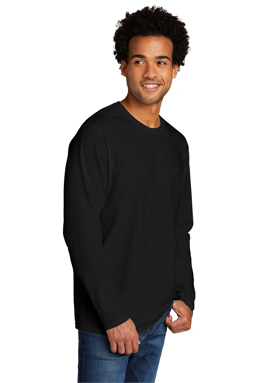 Port & Company Mens Long Sleeve Crewneck T-Shirt - Black  Buy the latest Clothing Port-Company