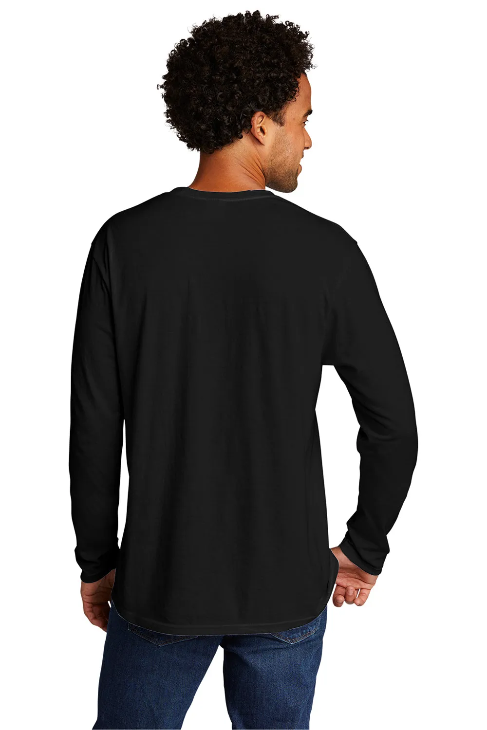 Port & Company Mens Long Sleeve Crewneck T-Shirt - Black  Buy the latest Clothing Port-Company