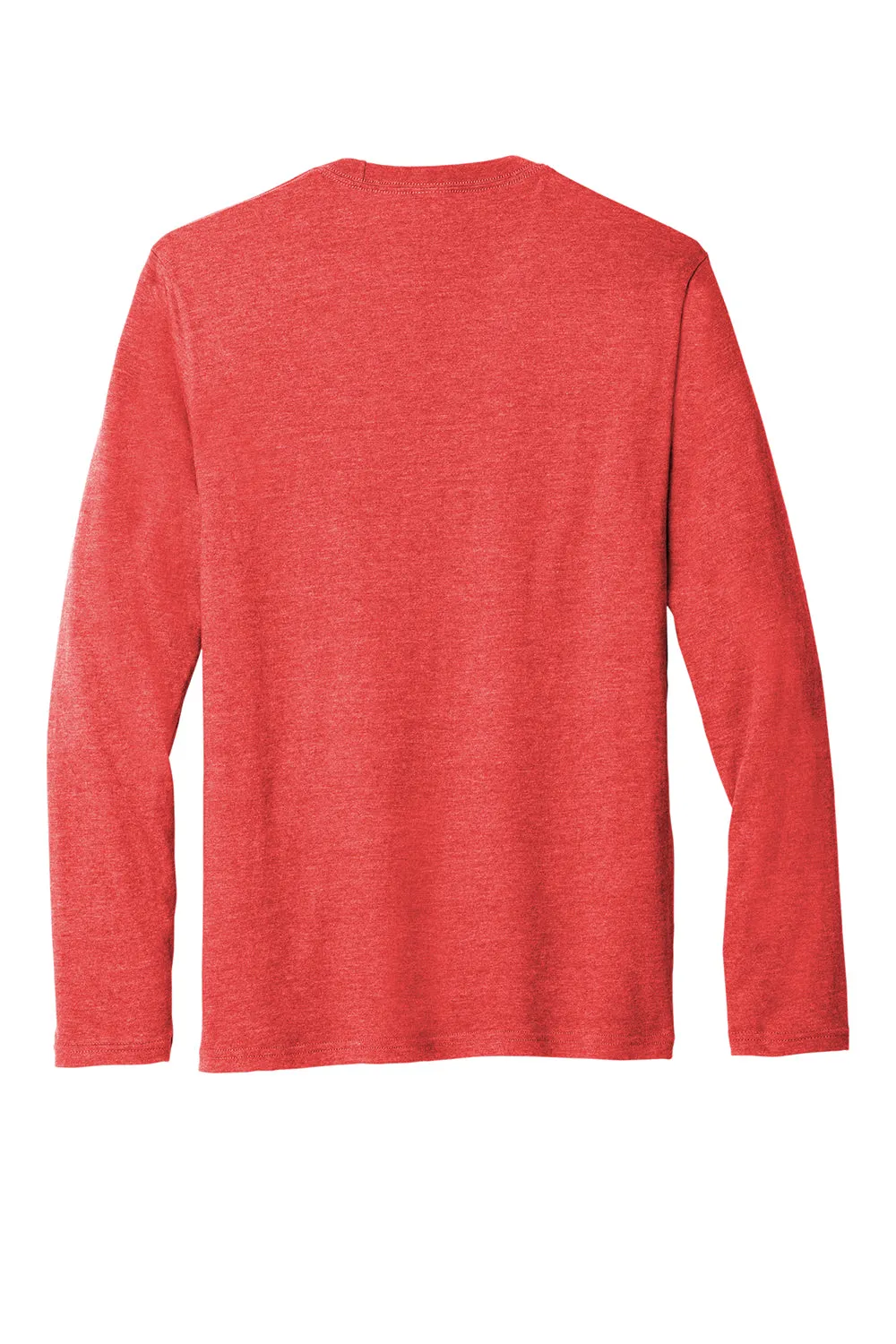 Port & Company Mens Long Sleeve Crewneck T-Shirt - Heather Bright Red  Buy the latest Clothing Port-Company
