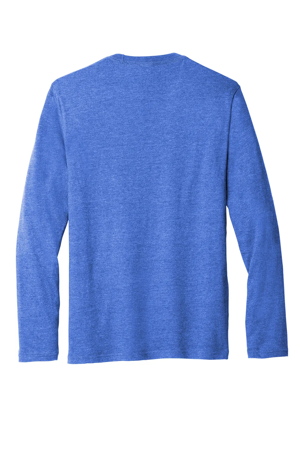Port & Company Mens Long Sleeve Crewneck T-Shirt - Heather Royal Blue  Buy the latest Clothing Port-Company