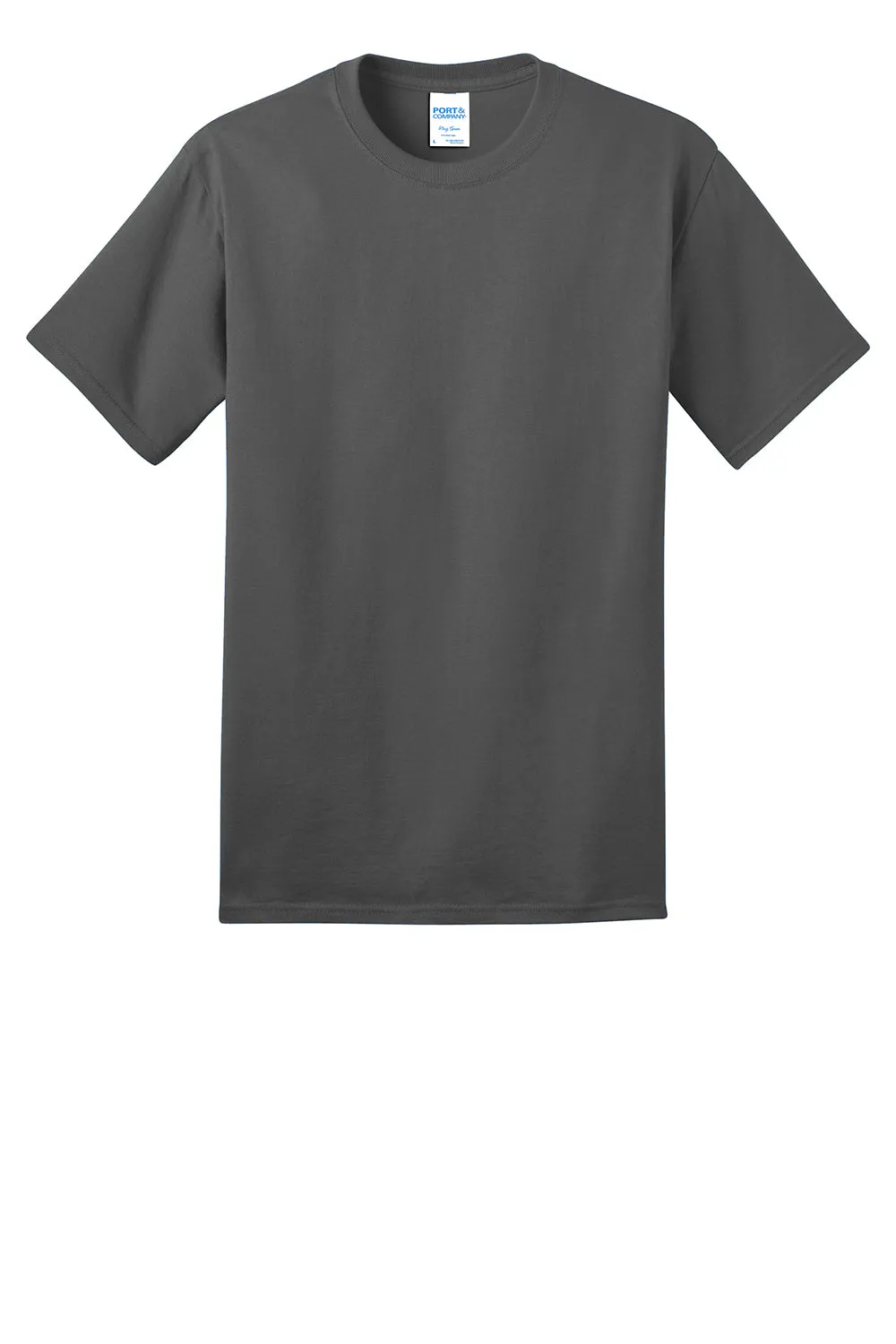 Port & Company Mens Short Sleeve Crewneck T-Shirt - Charcoal Grey  Buy the latest Clothing Port-Company