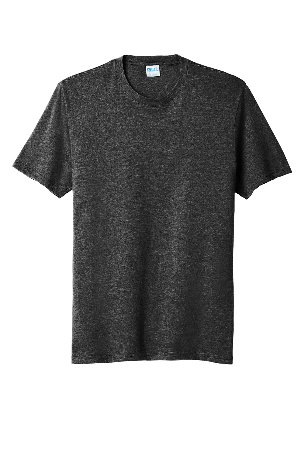Port & Company Mens Short Sleeve Crewneck T-Shirt - Heather Black  Buy the latest Clothing Port-Company