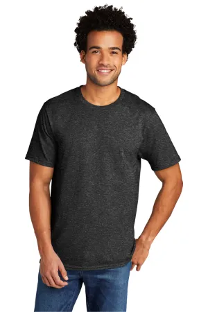 Port & Company Mens Short Sleeve Crewneck T-Shirt - Heather Black  Buy the latest Clothing Port-Company