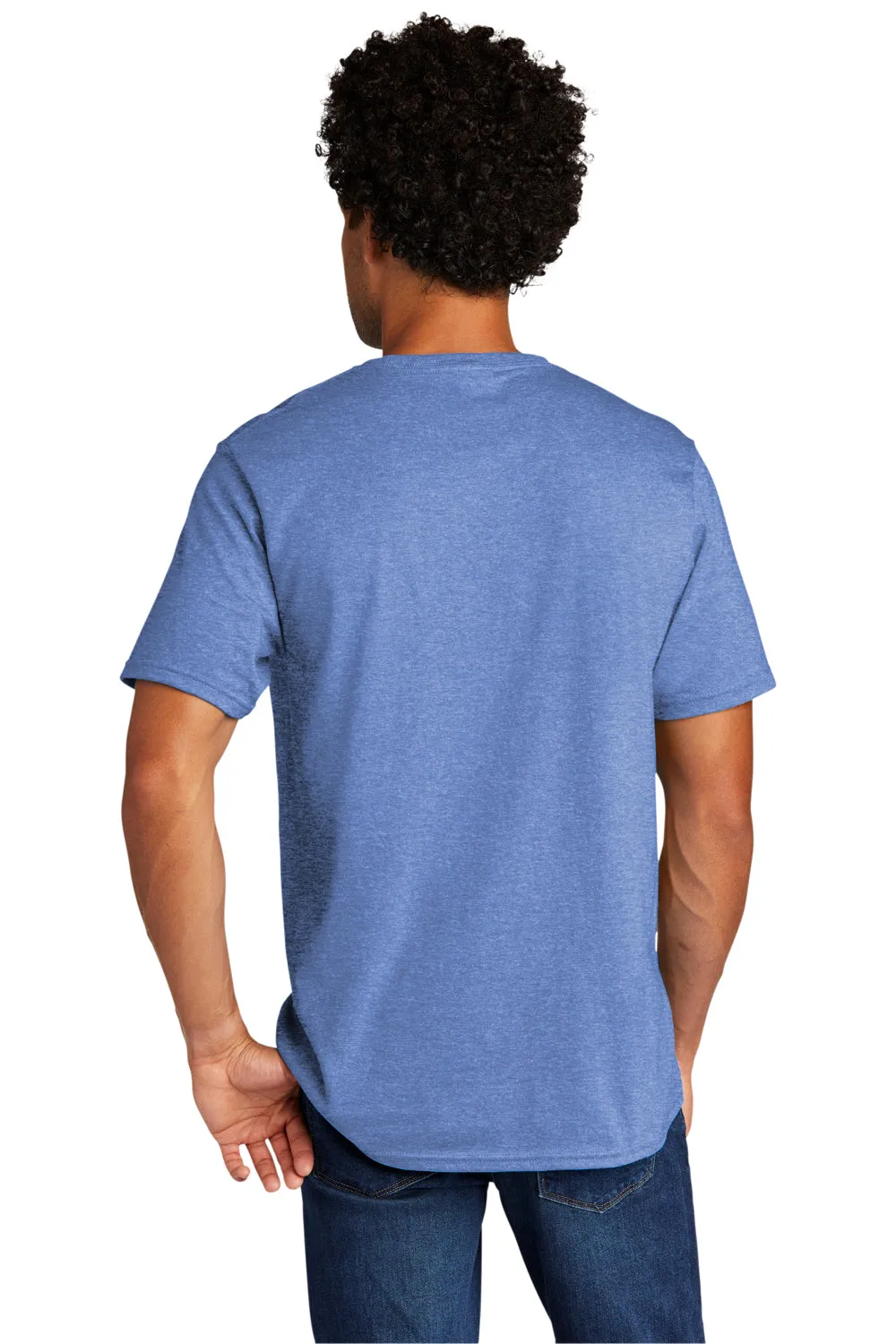 Port & Company Mens Short Sleeve Crewneck T-Shirt - Heather Carolina Blue  Buy the latest Clothing Port-Company